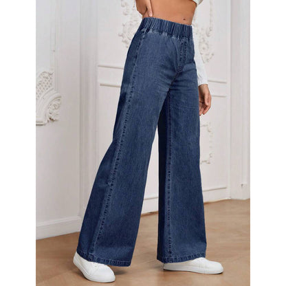 2025 summer fashion drape jeans cross-border new women's clothing retro versatile long pants